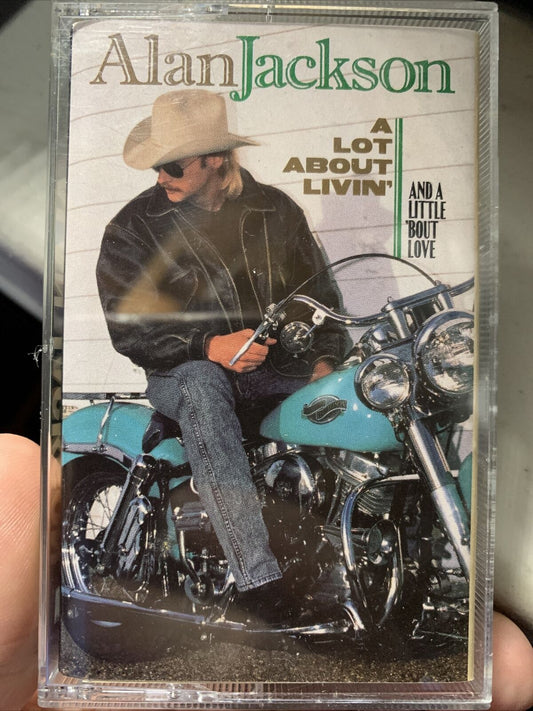 A Lot About Livin' (And a Little 'Bout Love) by Alan Jackson (Cassette,...