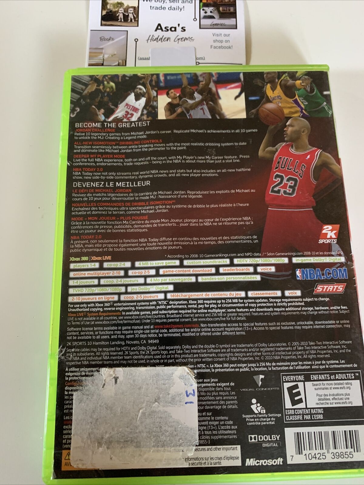 NBA 2K11 (Microsoft Xbox 360, 2010)