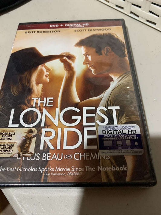 The Longest Ride (DVD, 2015, Canadian)