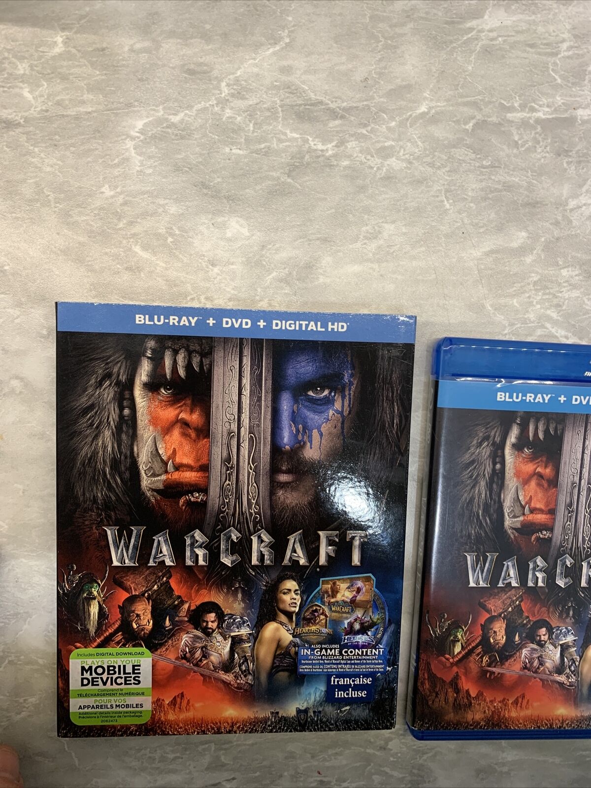 Warcraft (Blu-ray/dvd Double Combo Set With Slip Cover) Canadian