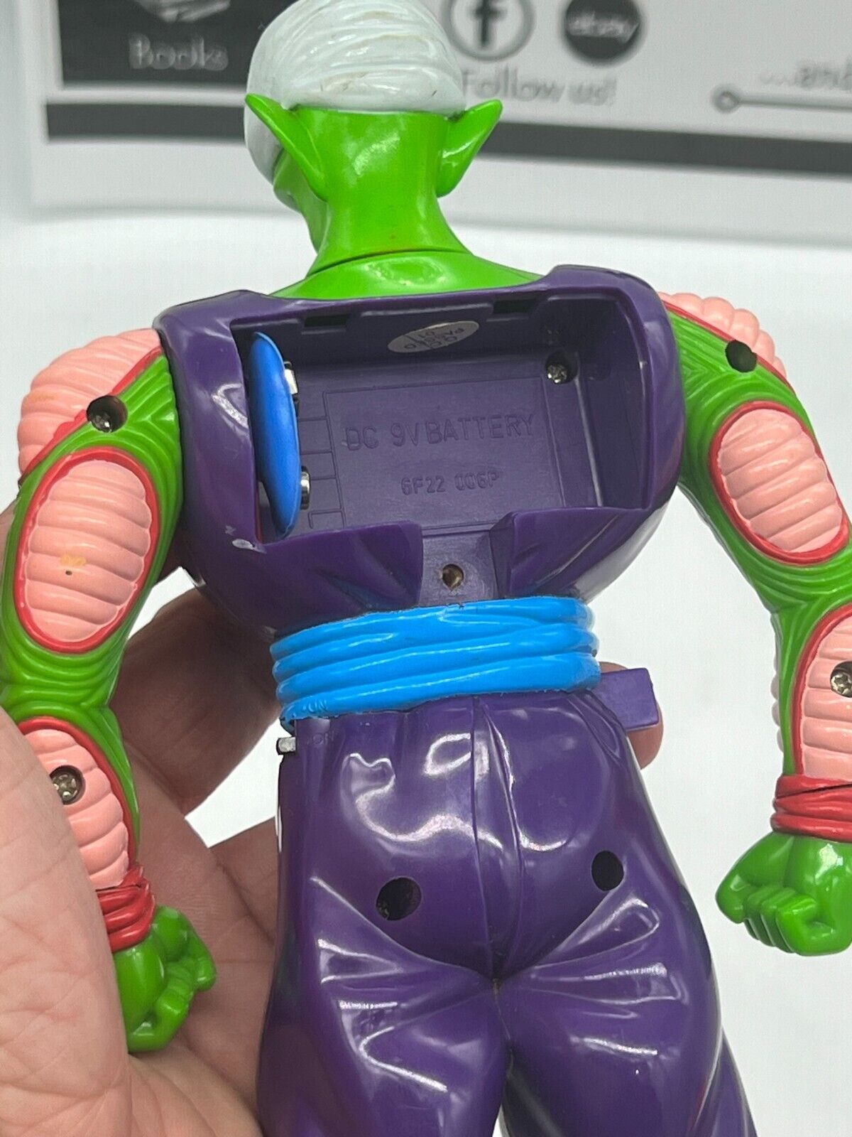 1999 DragonBall Z Action Figure Electronic Talking Piccolo 10" DBZ Vintage