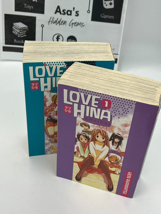LOVE HINA - Omnibus Volume 1&2 English Manga Ken Akamatsu