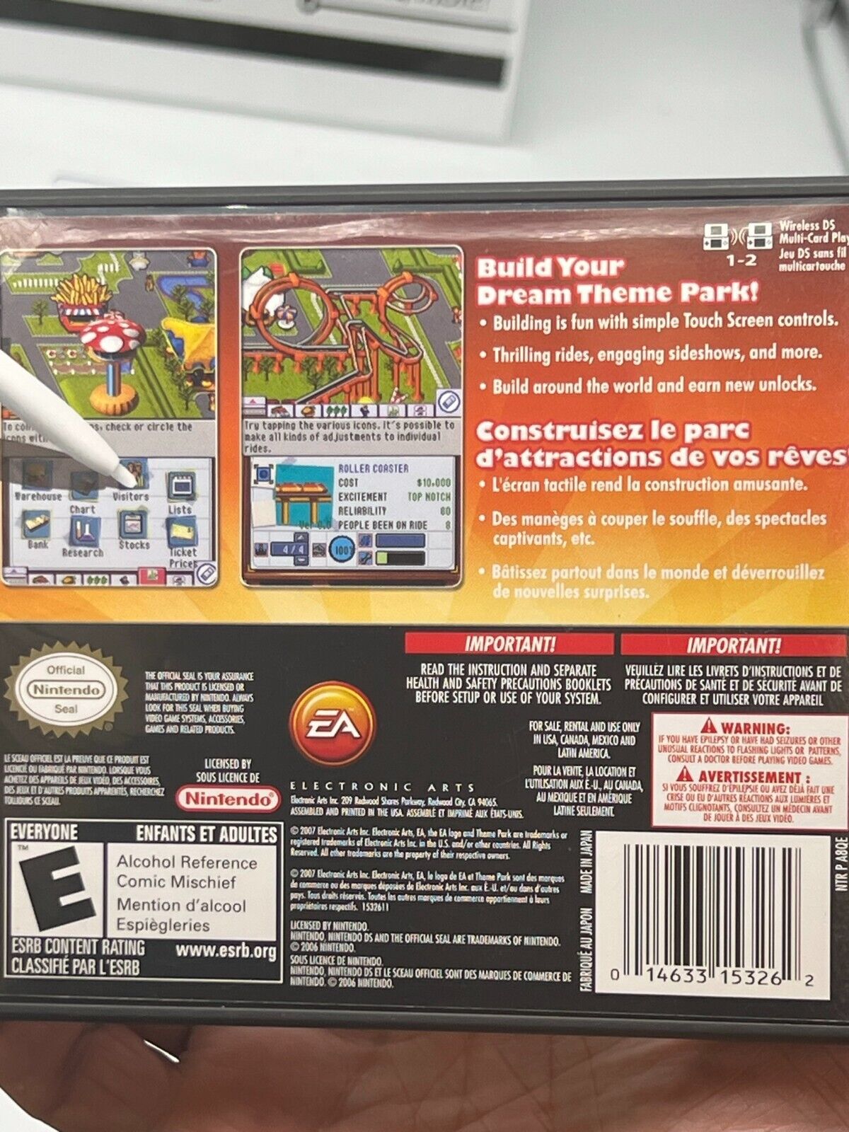 Theme Park (Nintendo DS, 2007) - Tested