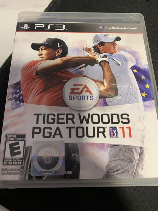 PS3 Tiger Woods PGA Tour 11 Game Sony Playstation EA Sports