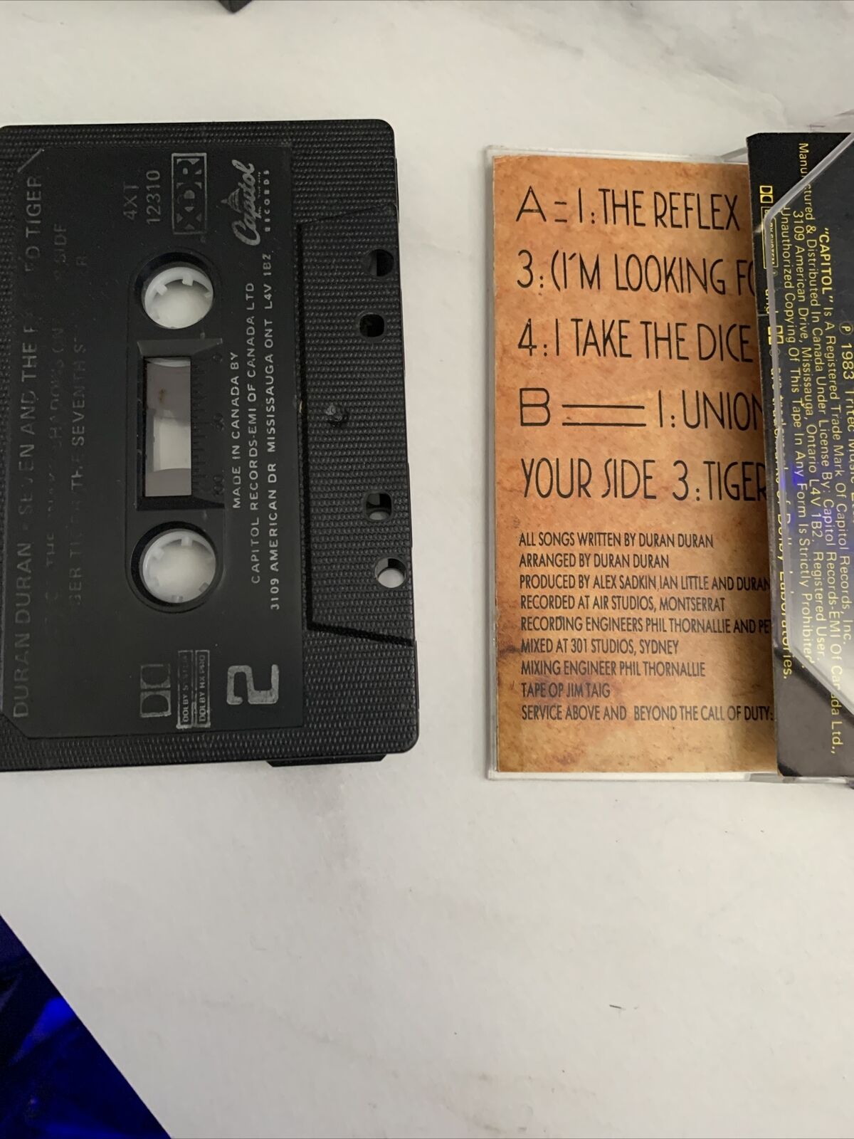 Duran Duran Seven And The Ragged Tiger Cassette