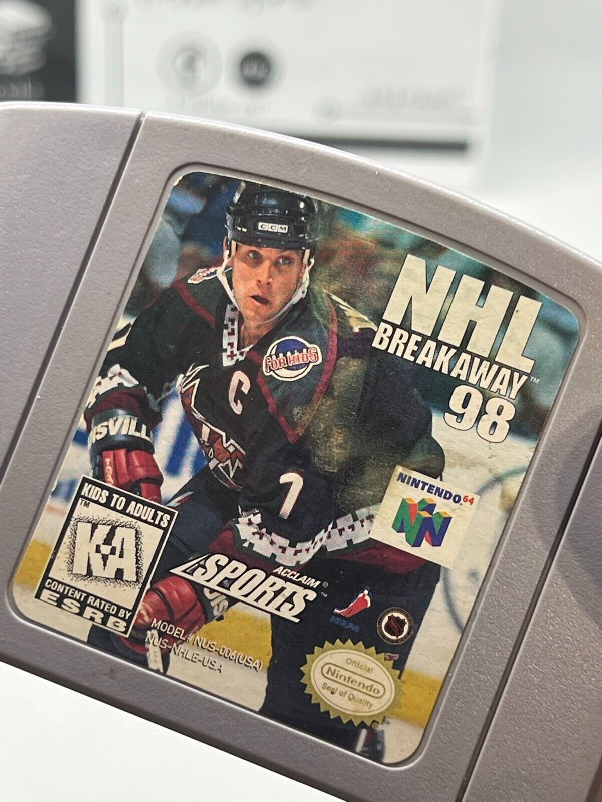 NHL Breakaway 98 (Nintendo 64, 1998 N64)-Cartridge Only - Tested