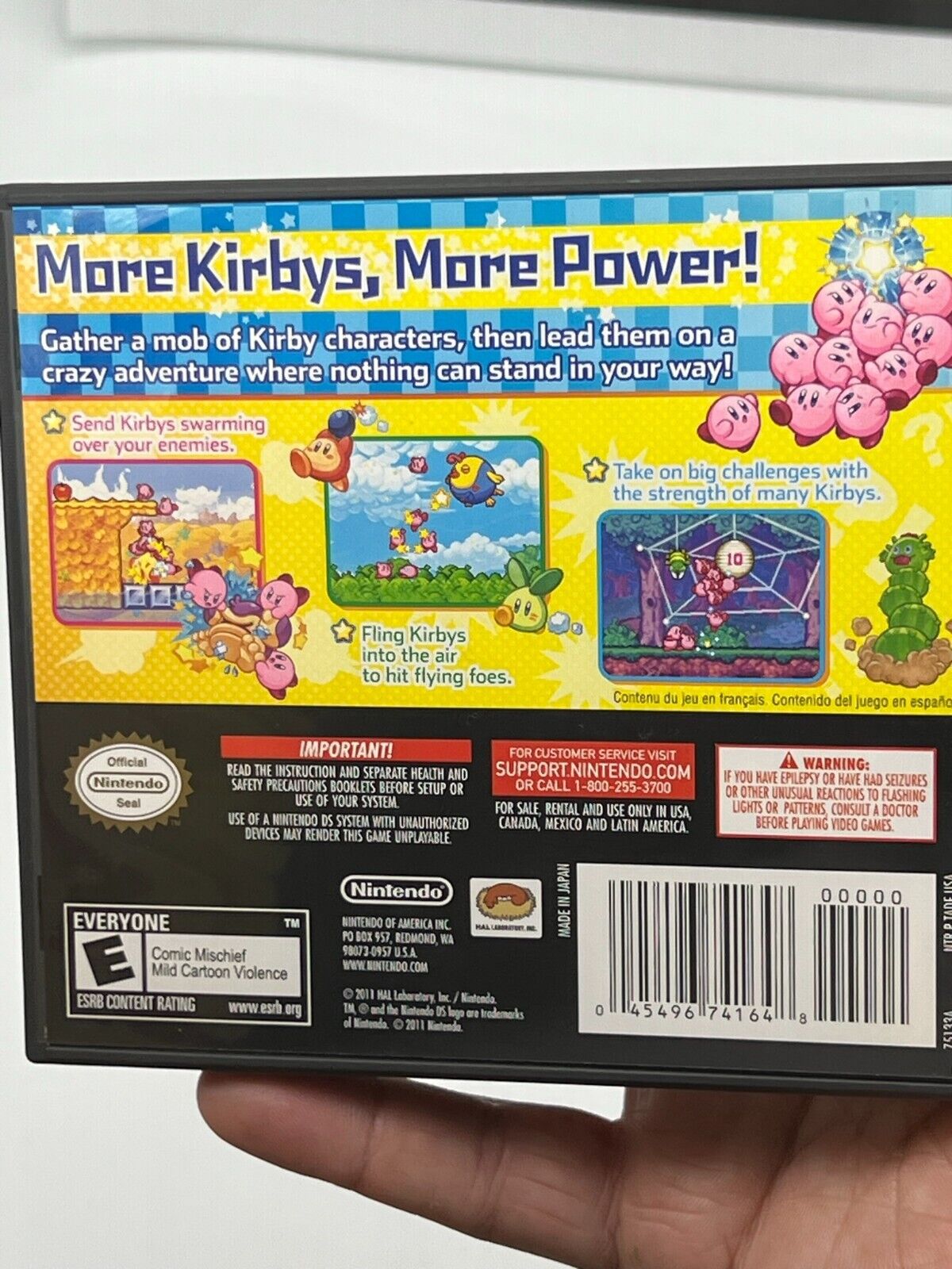 Kirby Mass Attack (Nintendo DS, 2011) - Tested