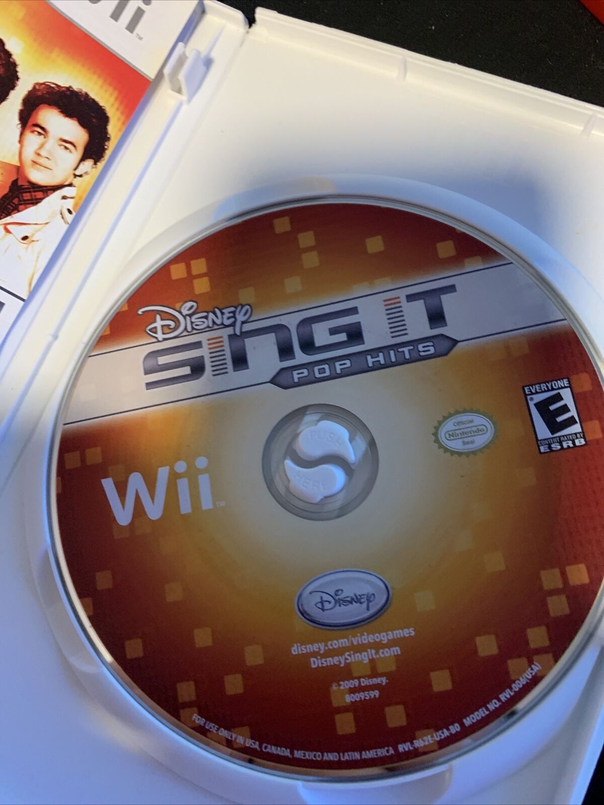 Disney Sing It Pop Hits Nintendo Wii Game W/Manual