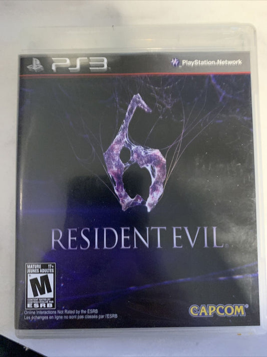 Resident Evil 6 (Sony PlayStation 3, 2012)