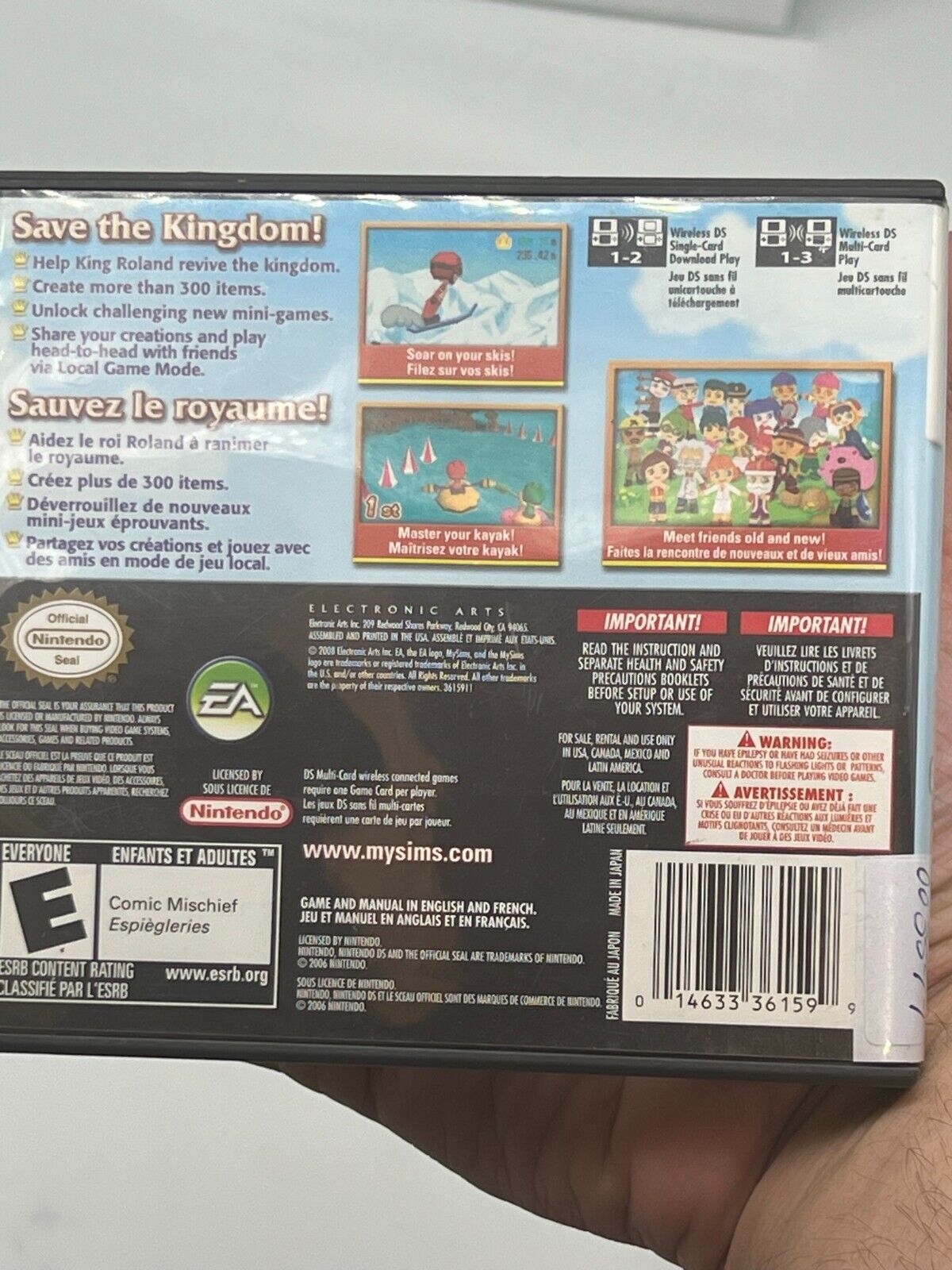 MySims Kingdom (Nintendo DS Game) - Tested