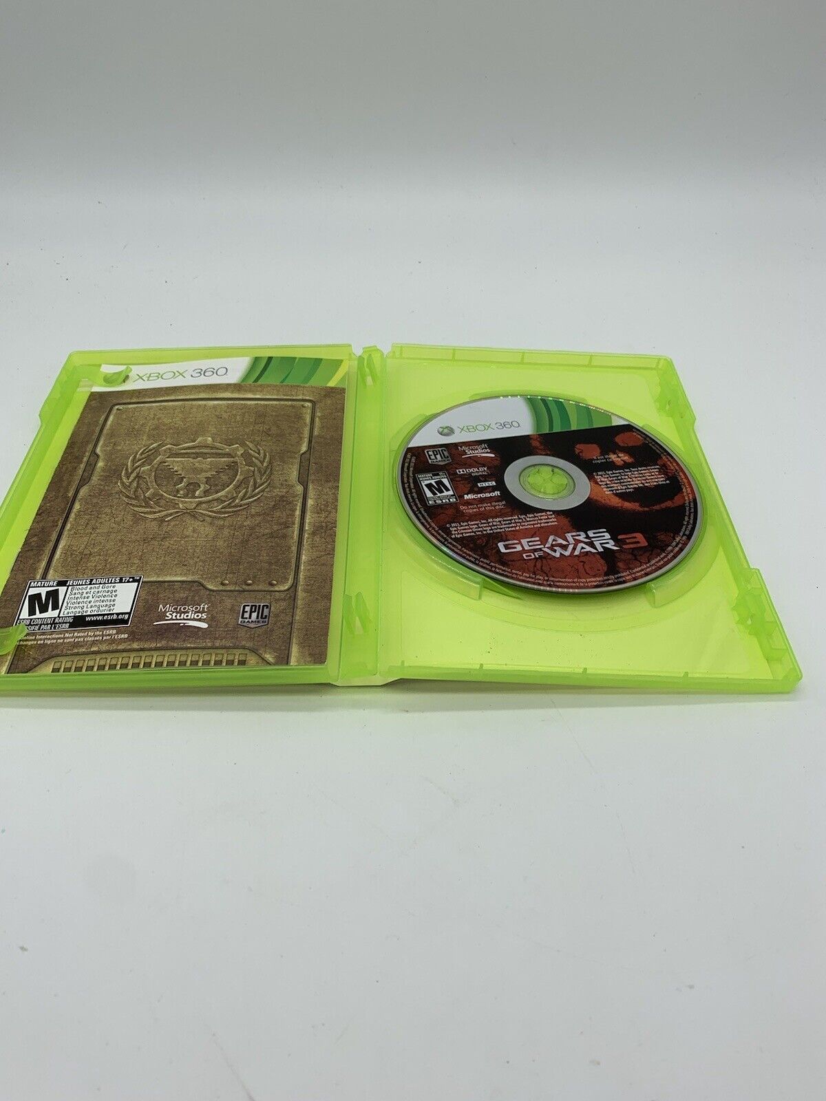 Gears of War 3 (Xbox 360, 2011)