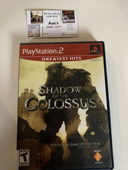 Shadow of the Colossus PS2 Greatest Hits (Sony PlayStation 2, 2006)