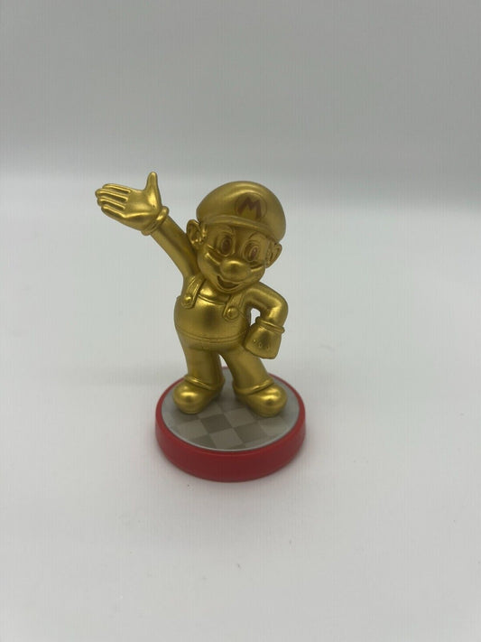 Nintendo Amiibo Gold Edition Mario Red Base Super Mario Series