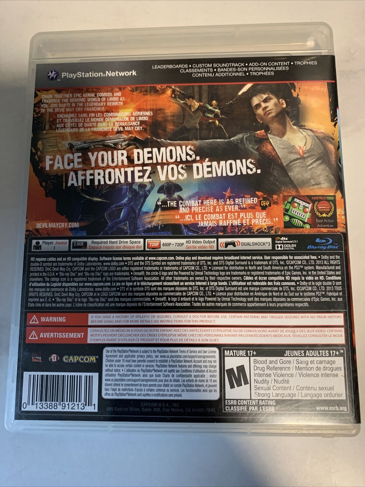 DMC Devil May Cry [PS3] playstation 3