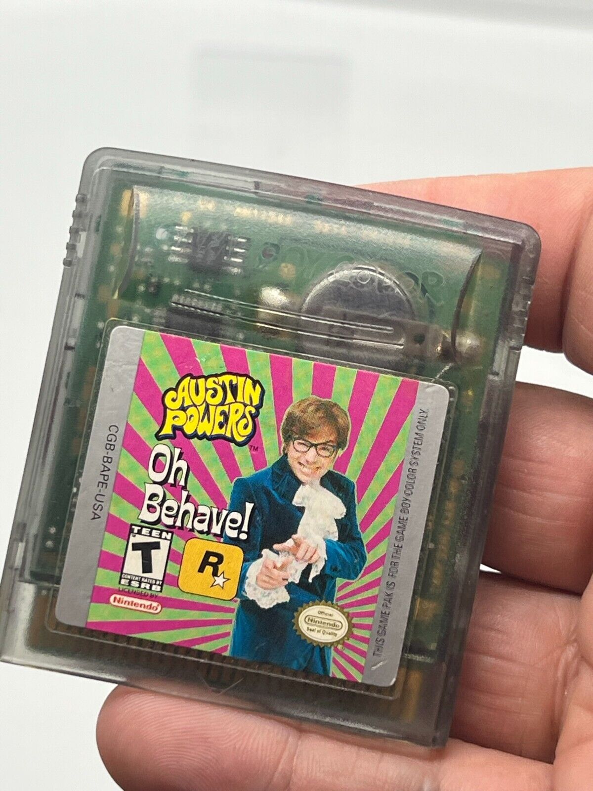 Austin Powers Oh Behave! Gameboy Color Cart Only - Tested