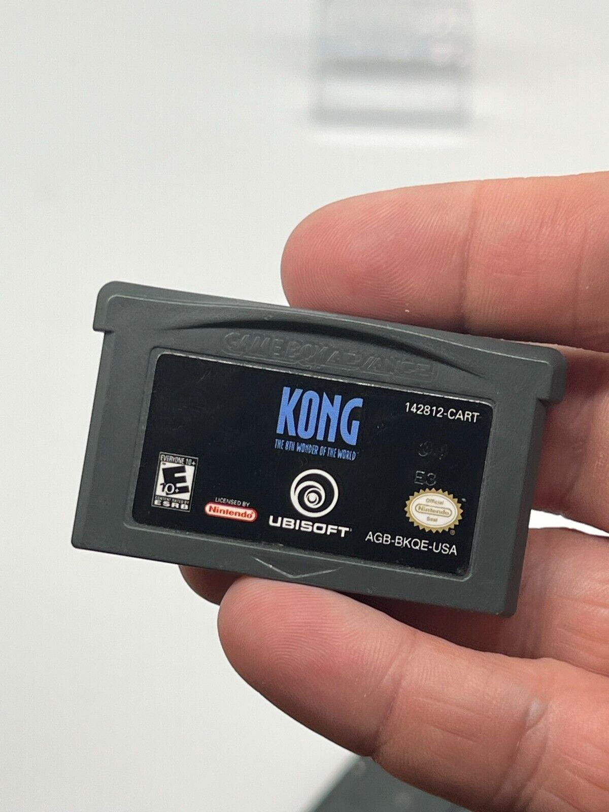 Kong the 8th Wonder of the World Nintendo Game Boy Advance GBA Cart Only - Teste
