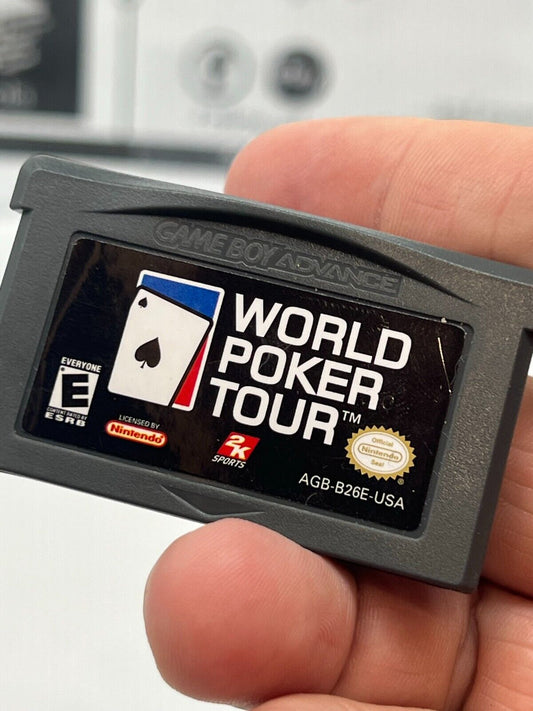 World Poker Tour (Nintendo Gameboy Advance GBA, 2005) Cart Only TESTED