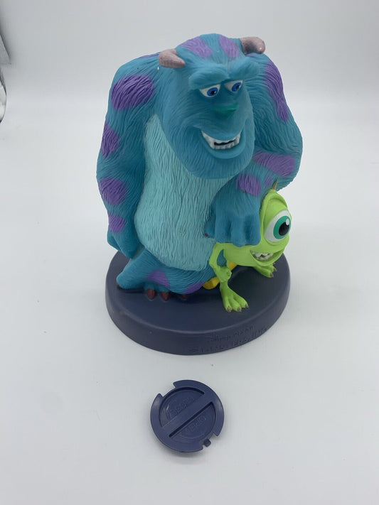 2001 Disney / Pixar MONSTERS INC Sully & Mike Coin Piggy Bank