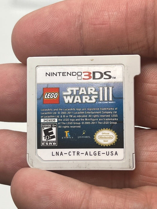 Lego Star Wars III The Clone Wars (Nintendo 3DS) XL 2DS Game