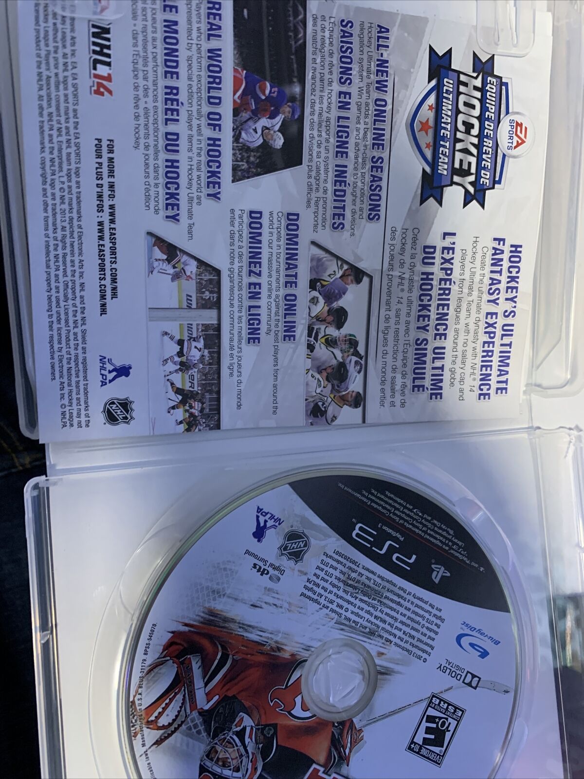 NHL 14 (Sony PlayStation 3, 2013)