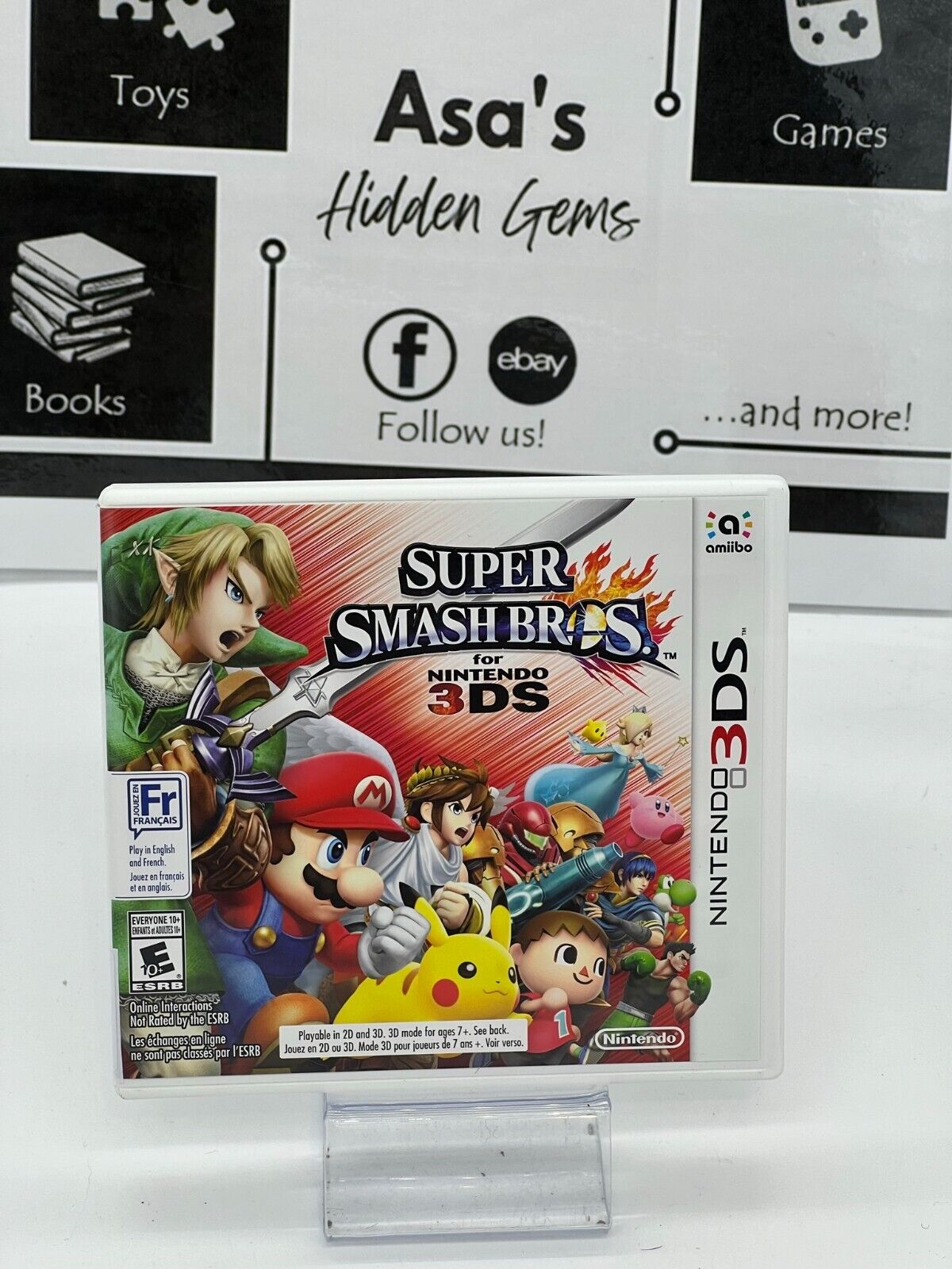 Super Smash Bros 3DS (Nintendo 3DS, 2014) DS - Tested