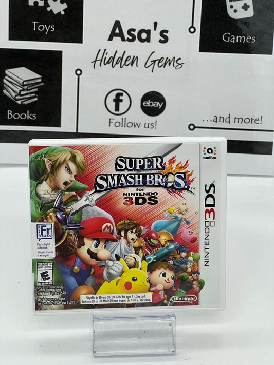 Super Smash Bros 3DS (Nintendo 3DS, 2014) DS - Tested