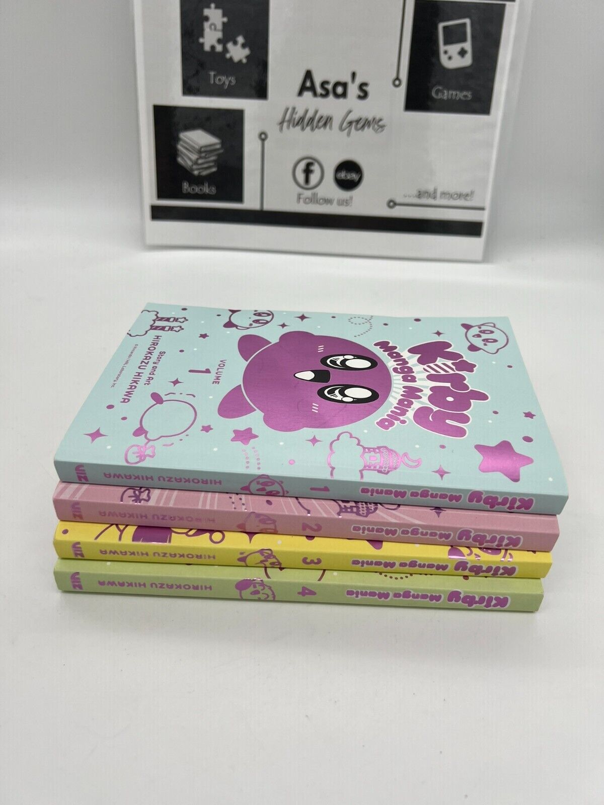 Kirby Manga Mania, Vol. 1,2,3,4 by Hirokazu Hikawa (English) Paperback Book
