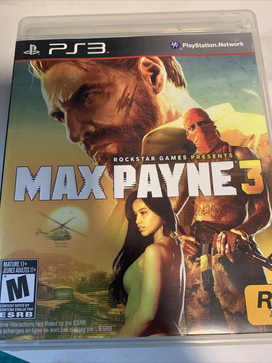 Max Payne 3 (Sony PlayStation 3, 2012)