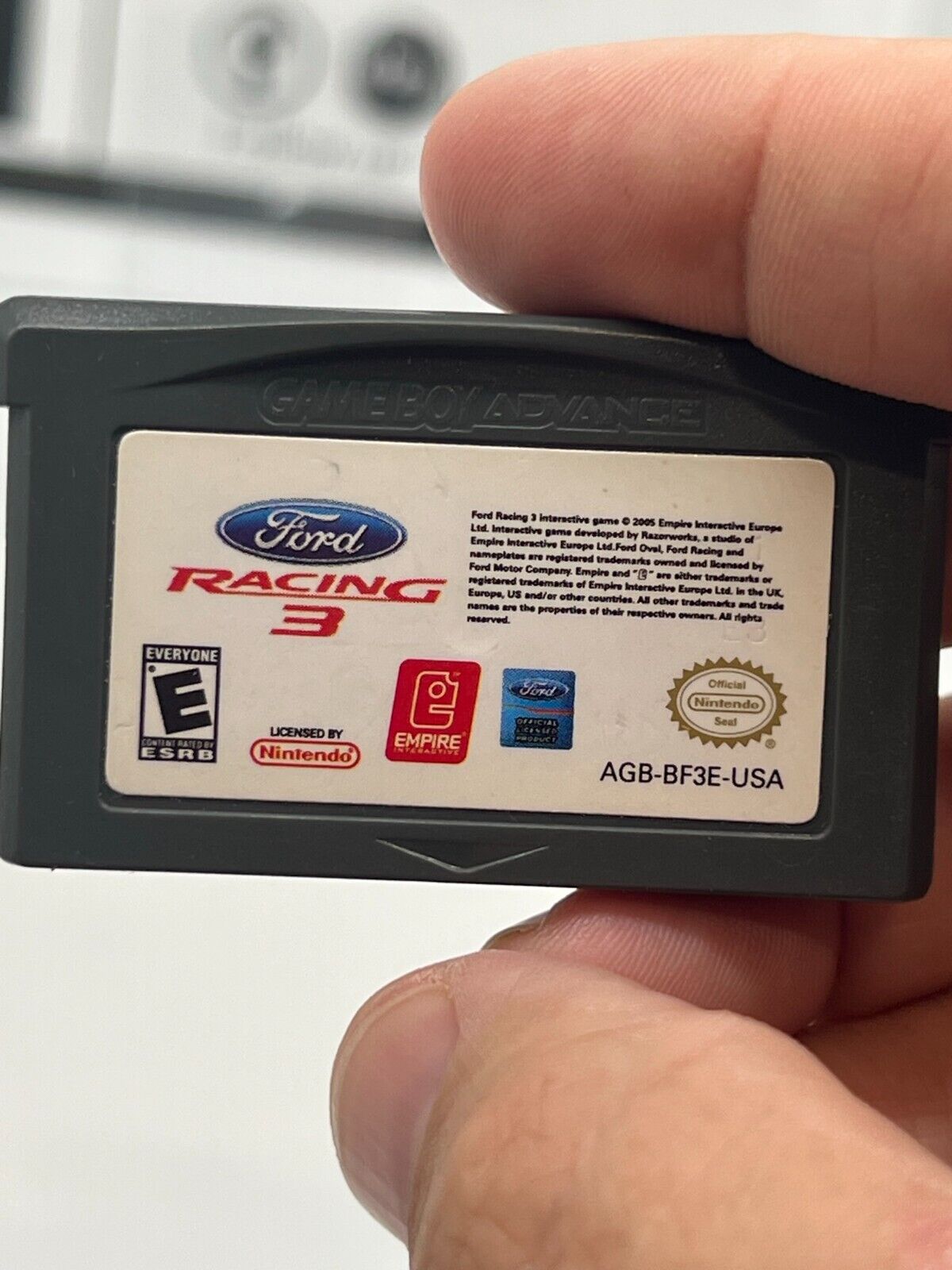 Ford Racing 3 (Nintendo Gameboy Advance GBA) - Tested