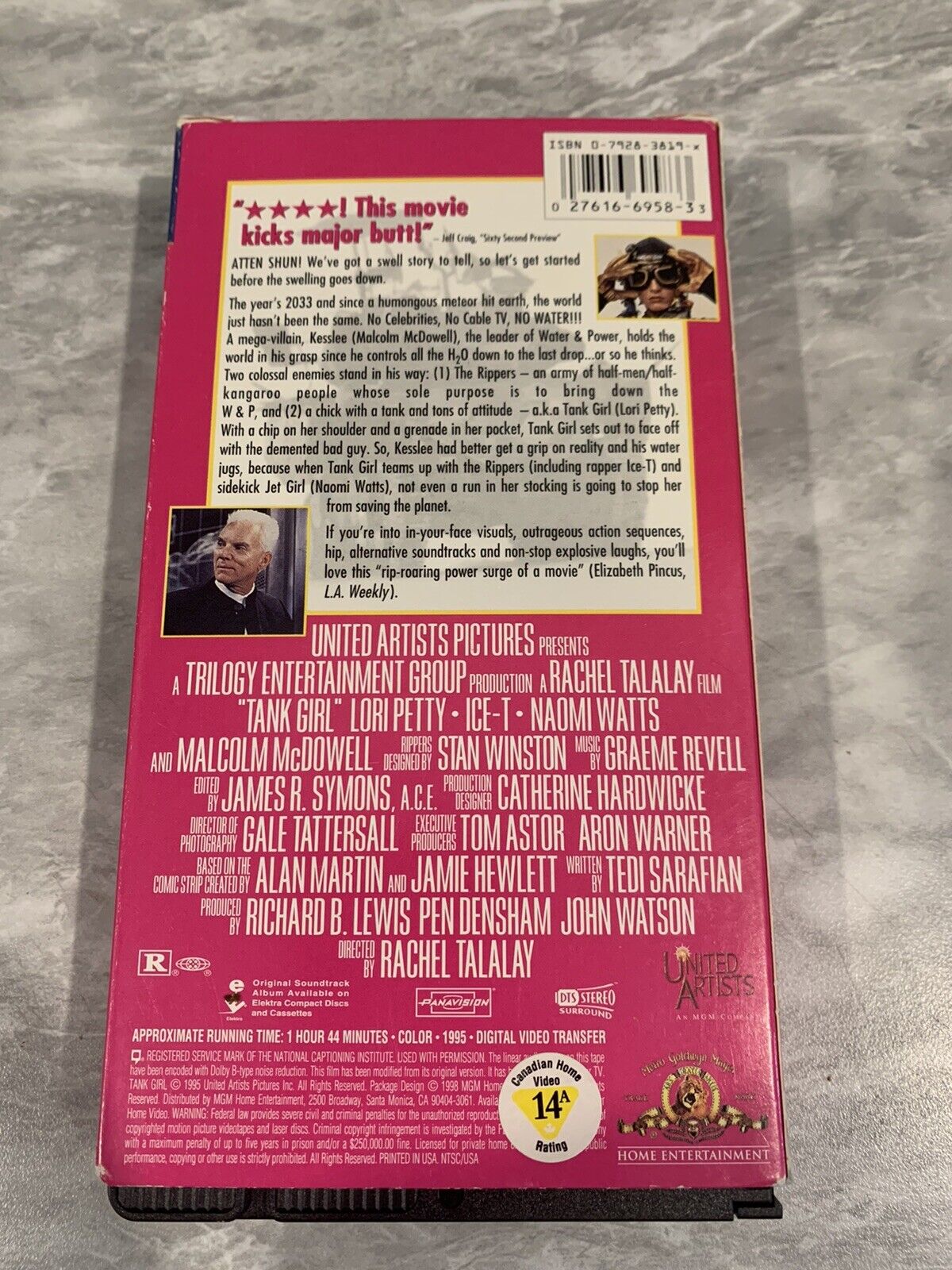 Tank Girl (VHS, 1995)