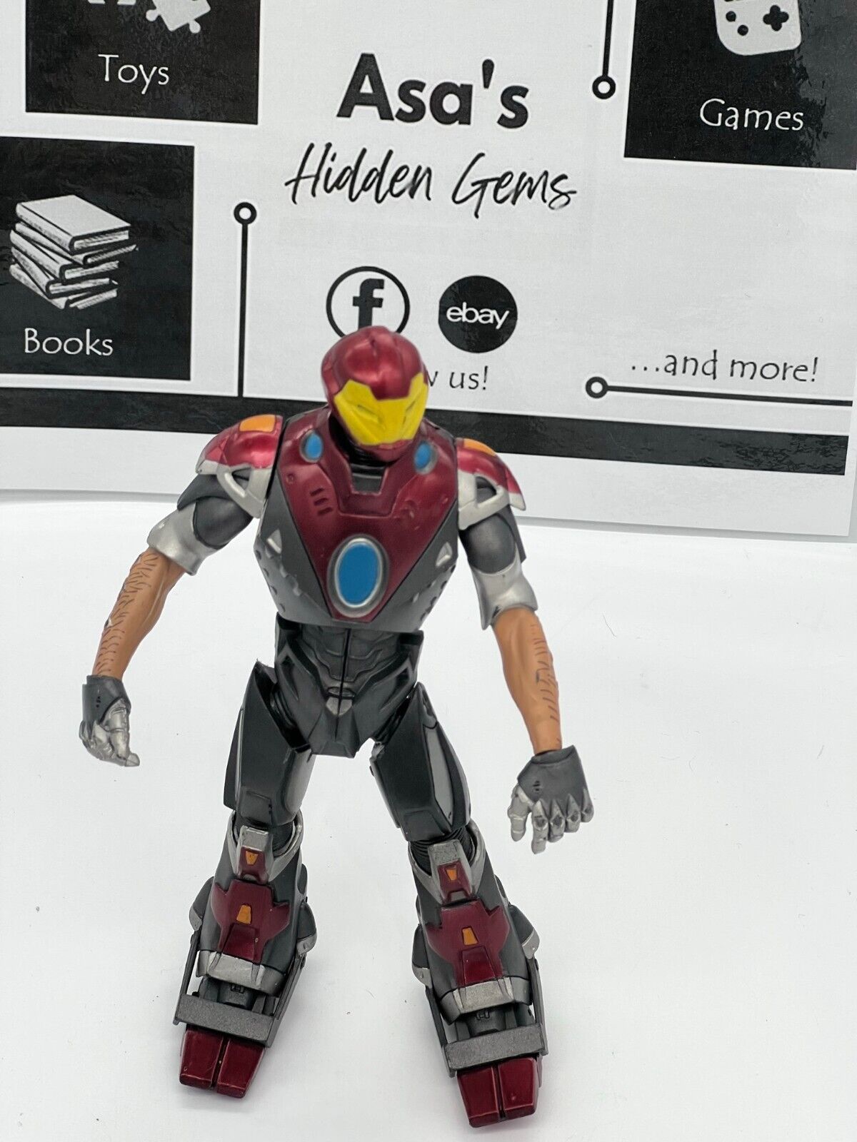 Marvel Select Ultimate Iron Man 7.5" Action Figure Diamond Select Toys - Loose