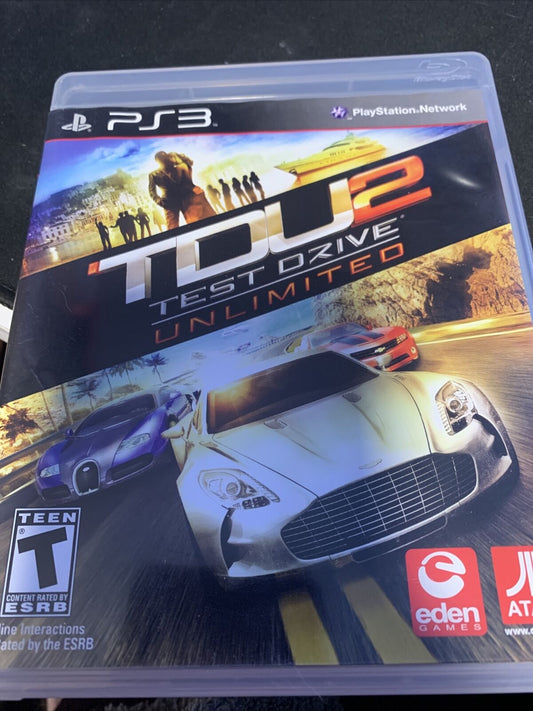 Test Drive Unlimited 2 (Sony PlayStation 3, 2011) Read DESCRIPTION