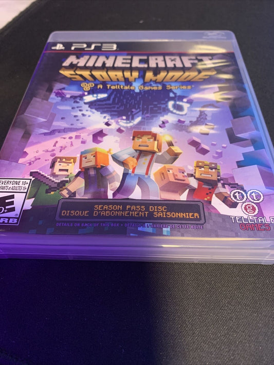 Minecraft: Story Mode -- Season Pass Disc (Sony PlayStation 3, 2015)