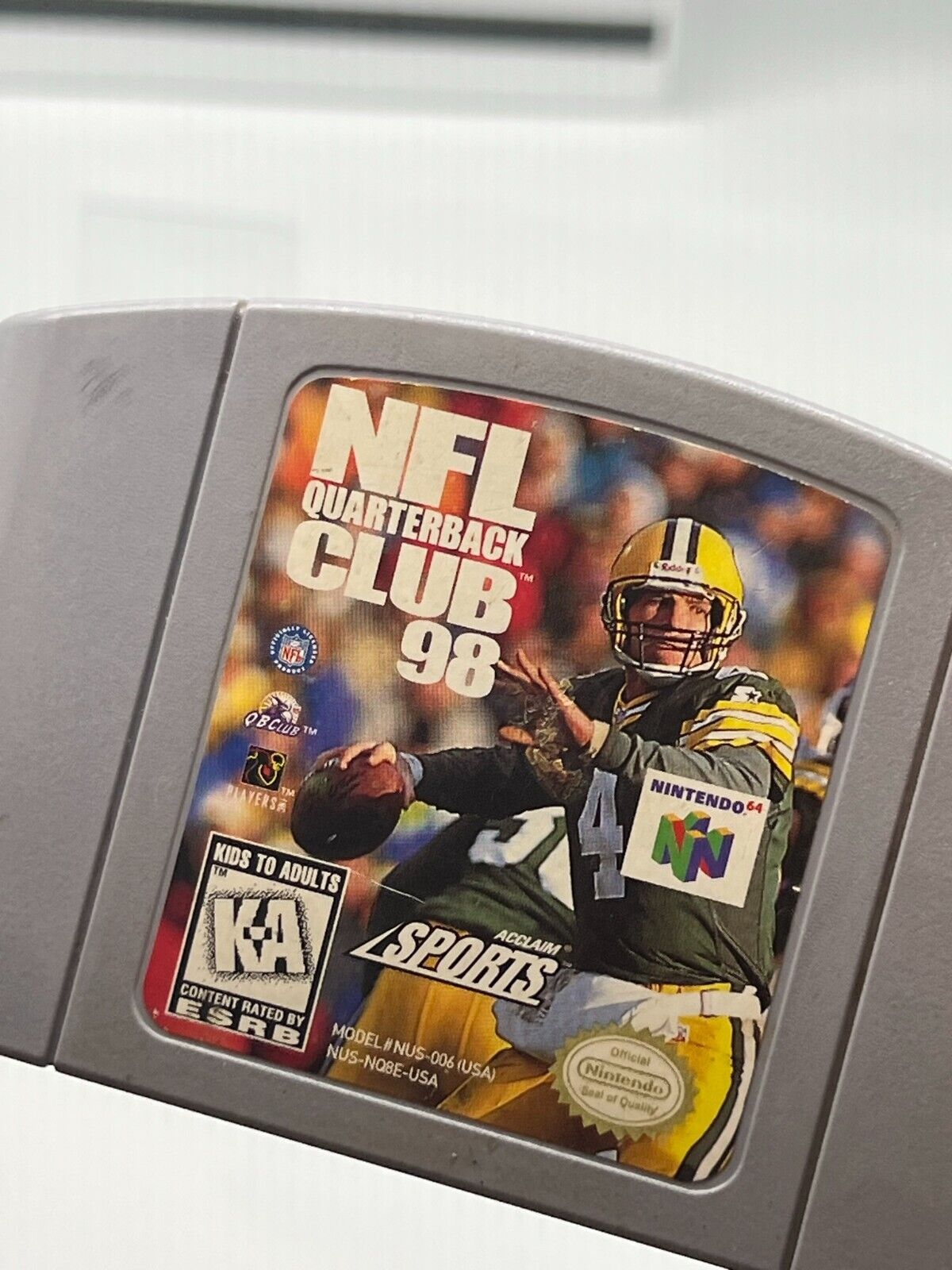 NFL Quarterback Club 98 (Nintendo 64, 1997) - Cart only - Tested