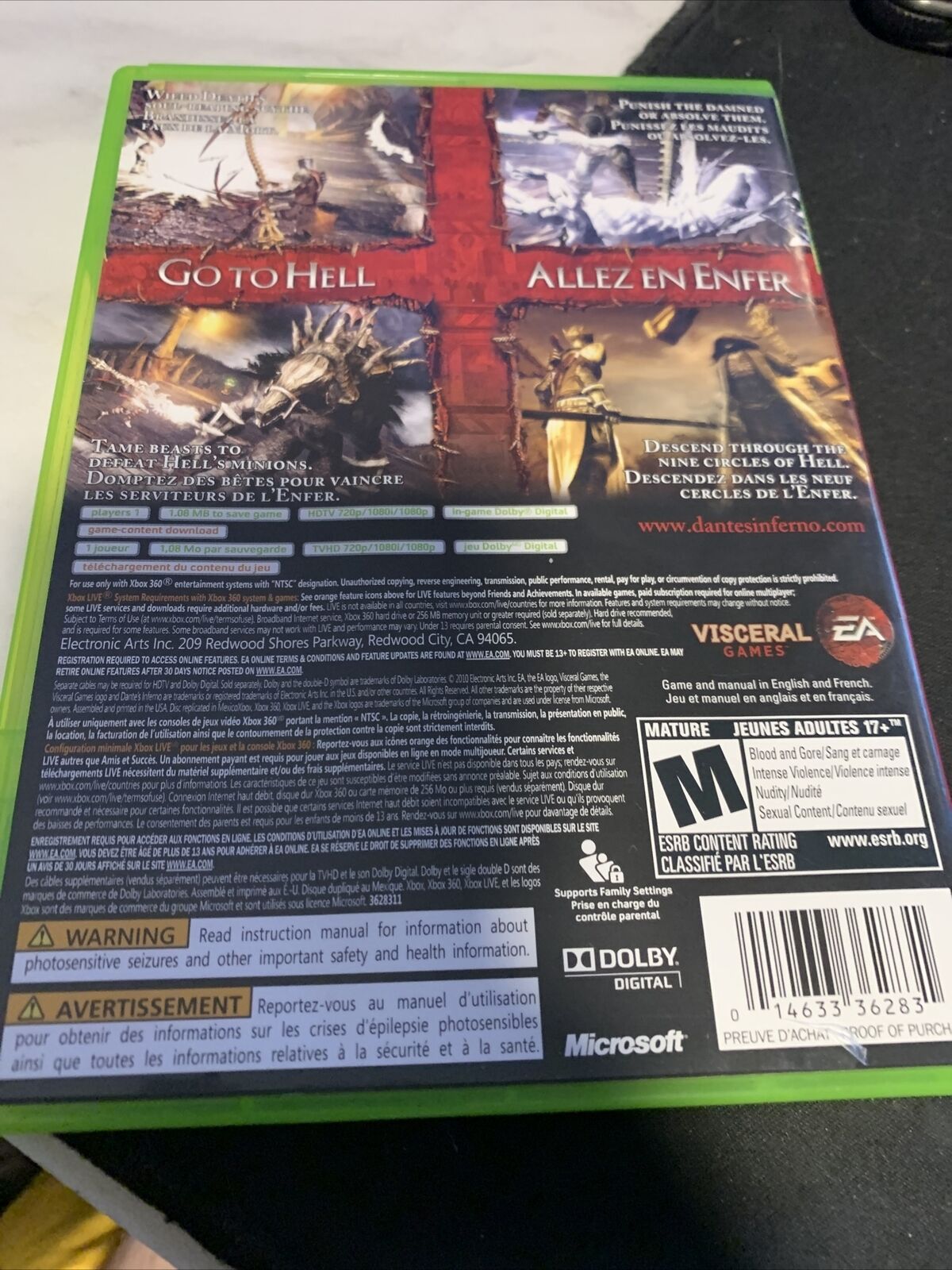 Dante's Inferno (Microsoft Xbox 360, 2010)