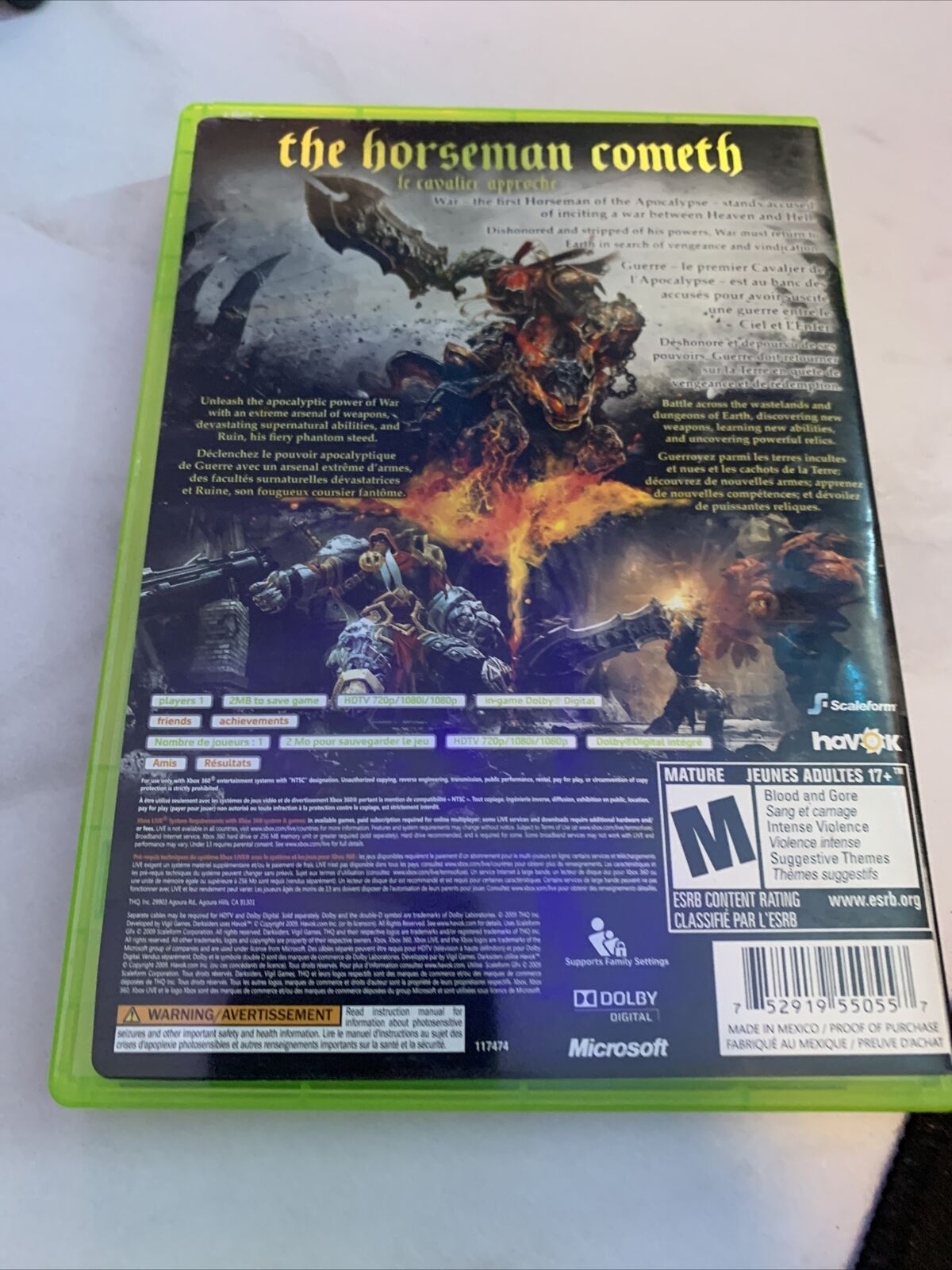 Darksiders (Microsoft Xbox 360, 2010)