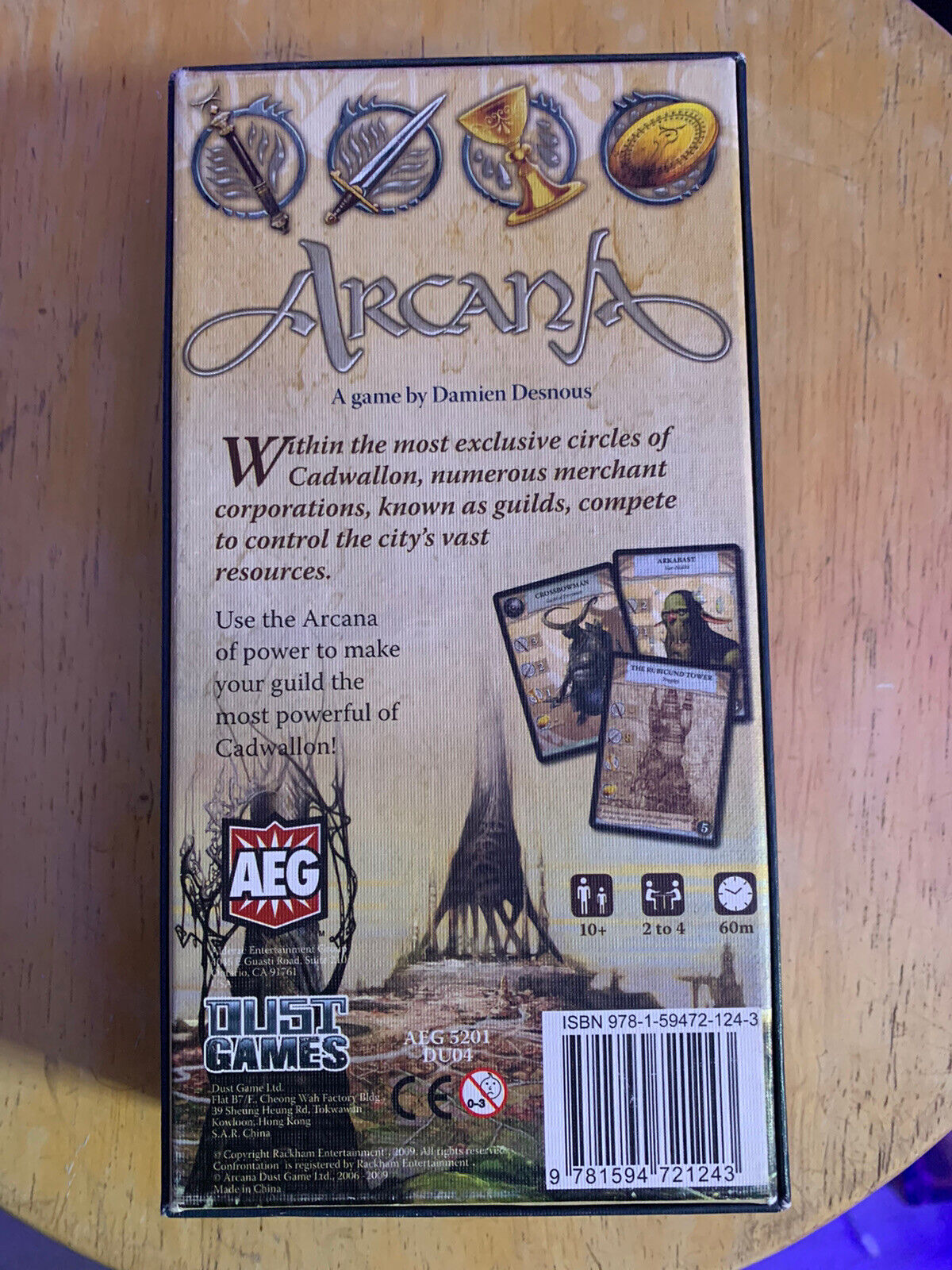 AEG Arcana Dust Games by Damien Desnous Card Game 2009