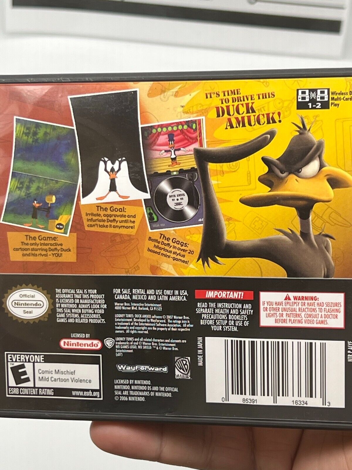 Looney Tunes: Duck Amuck (Nintendo DS, 2007) - Tested