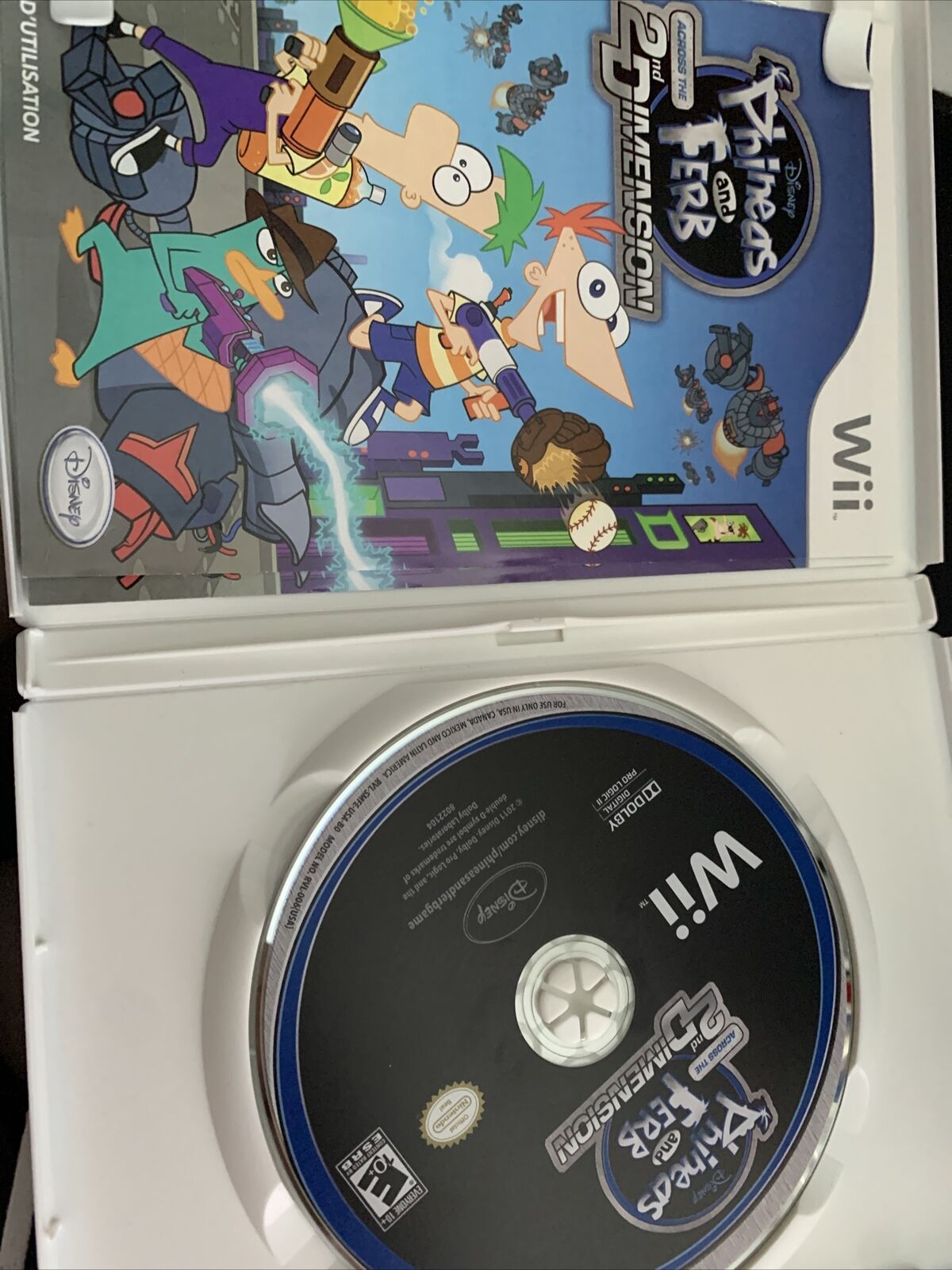 Phineas and Ferb: Across the 2nd Dimension (Nintendo Wii, 2011)