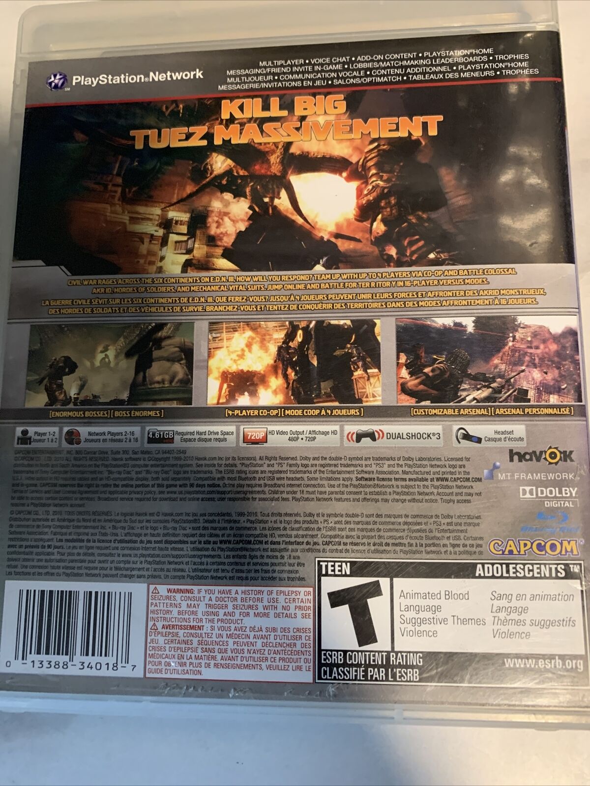 Lost Planet 2 (Sony PlayStation 3, 2010)