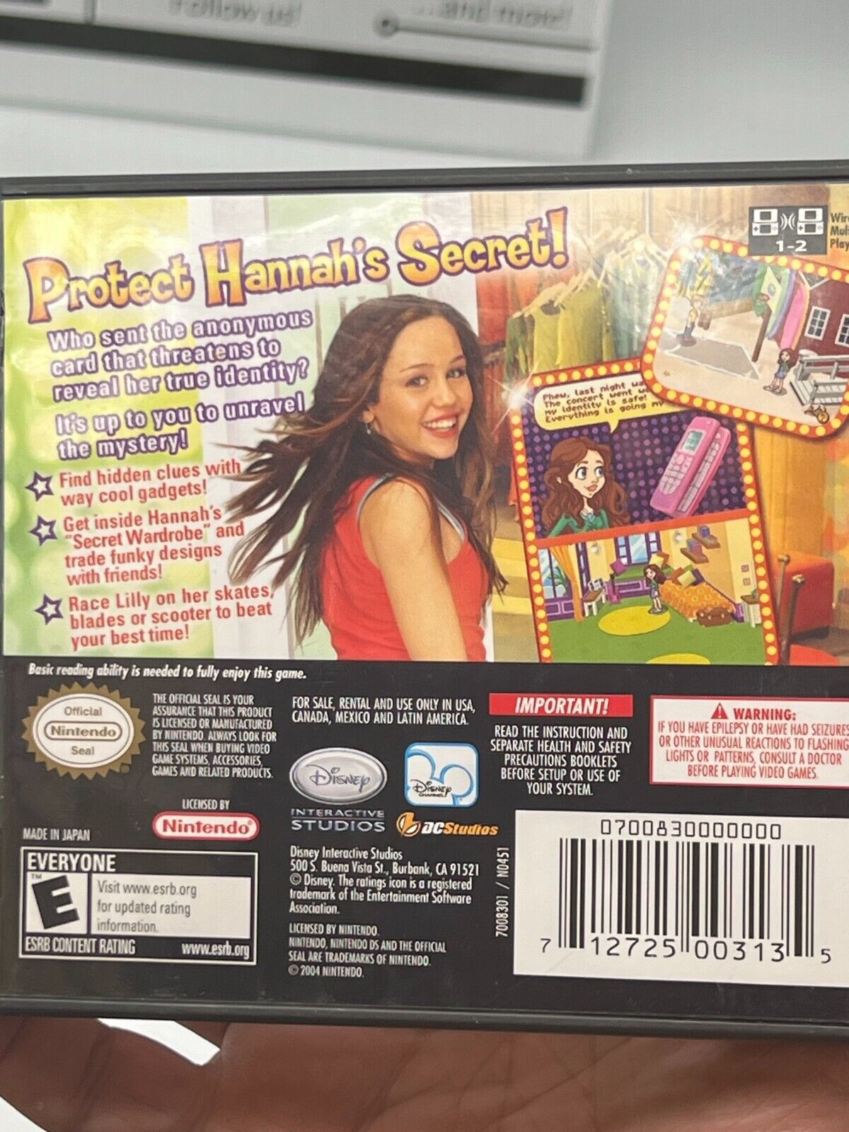 Hannah Montana (Nintendo DS, 2006) - Tested