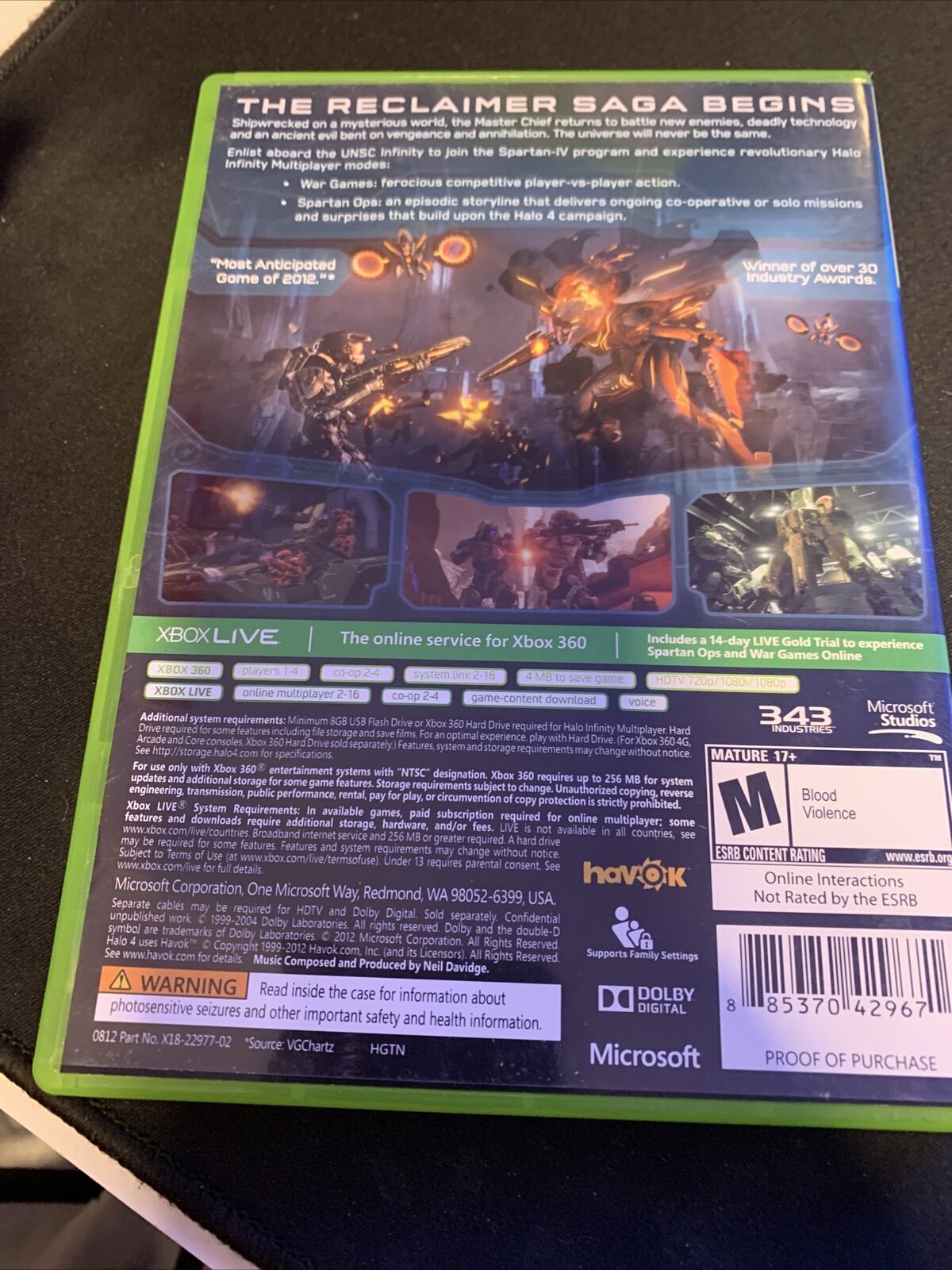 Halo 4 (Xbox 360, 2012)