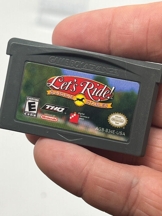 Let's Ride Sunshine Stables Nintendo Game Boy Advance Video Game Cart