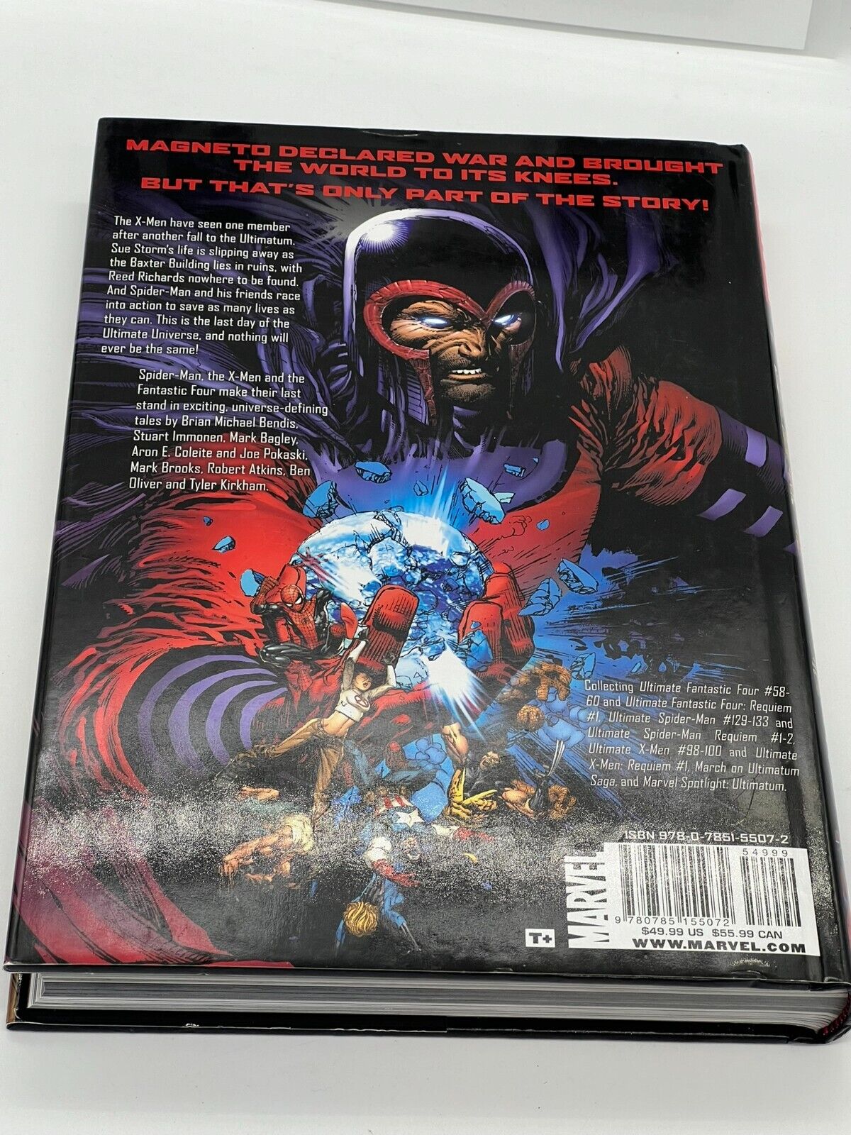 Marvel Ultimatum Companion ISBN 978-0-7851-5507-2 (Hardcover)