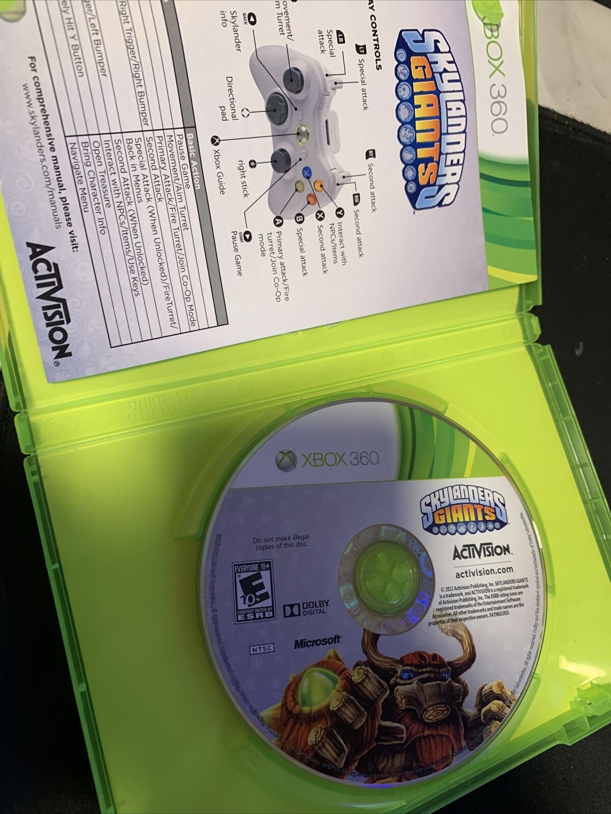 Skylanders: Giants (Microsoft Xbox 360, 2012)