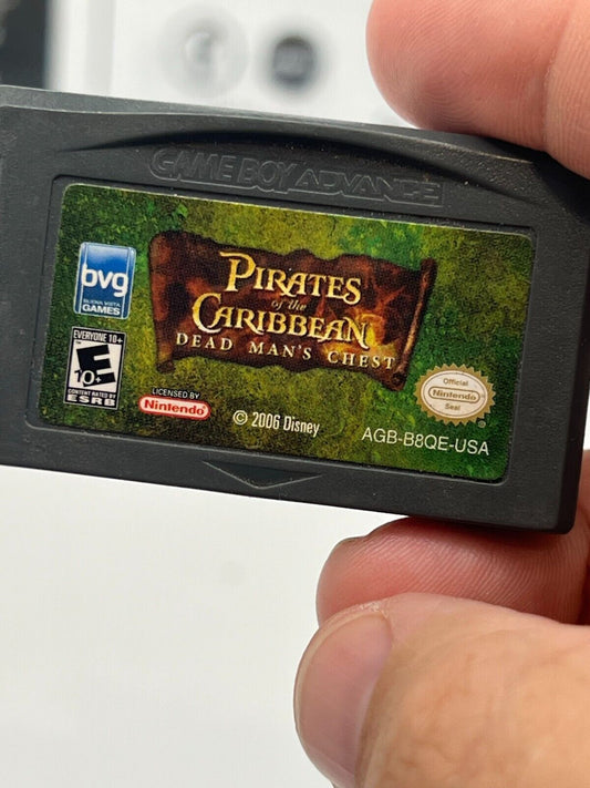 Pirates of the Caribbean Dead Man's Chest (Nintendo Game Boy Advance GBA) TESTED