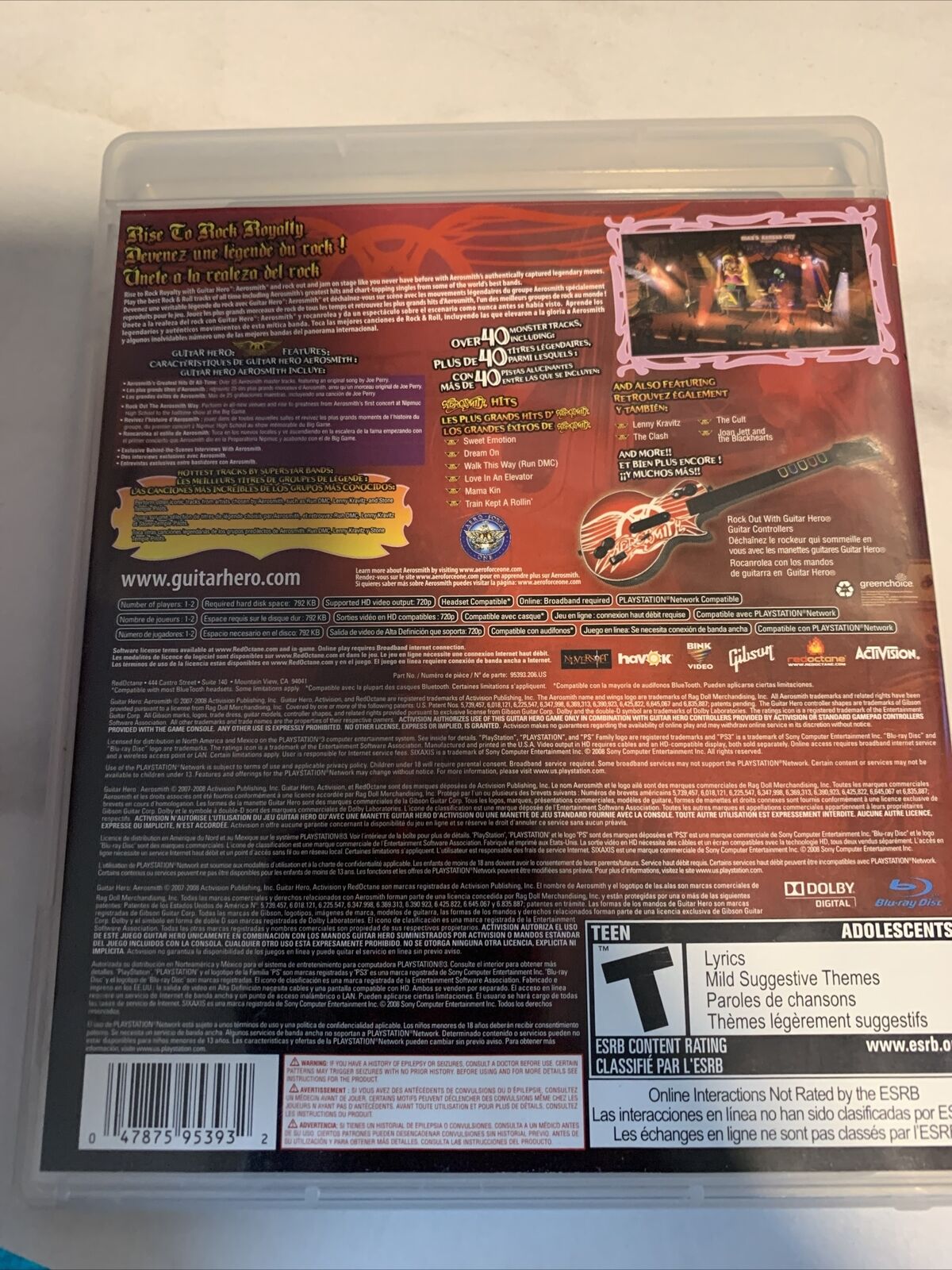 Guitar Hero: Aerosmith (Sony PlayStation 3, 2008)