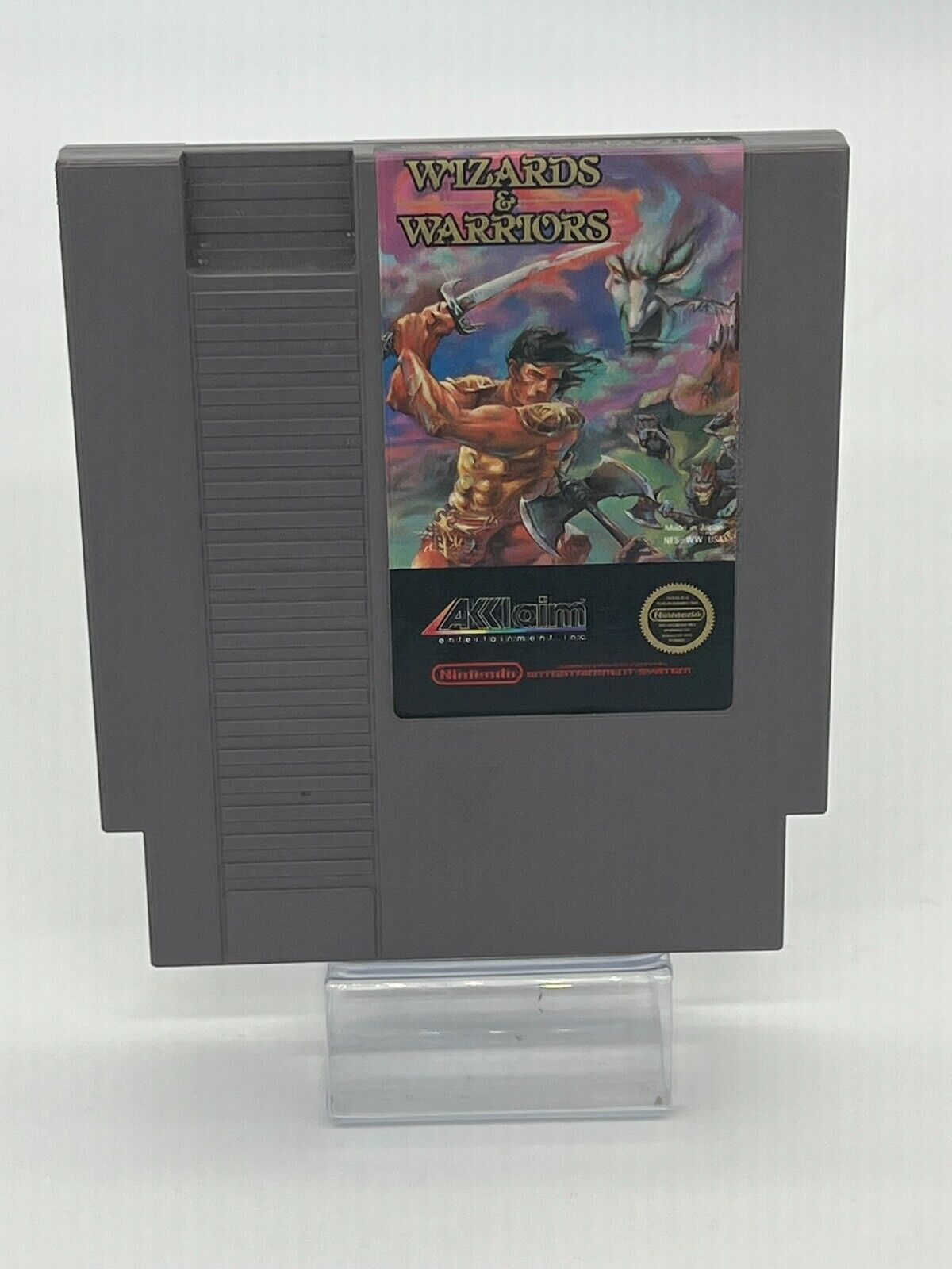 Wizards And Warriors Cart Only Authentic Original Nintendo NES Game 5 Screw