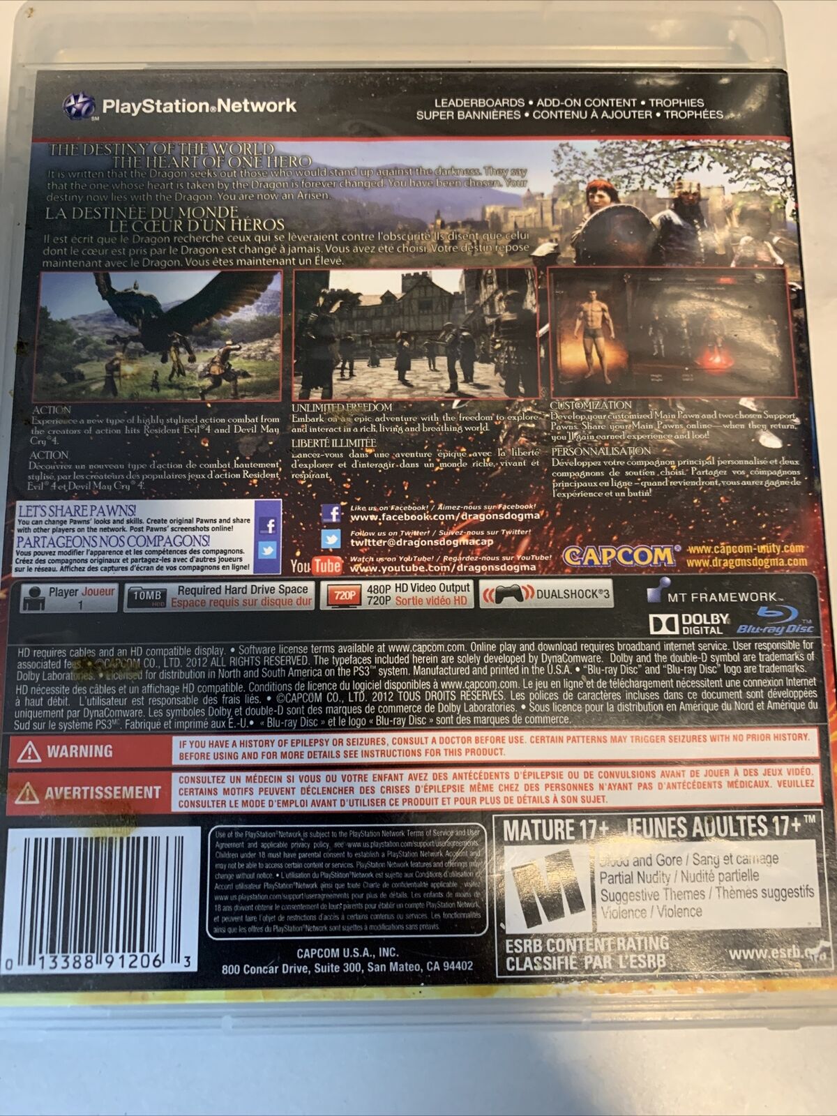 Dragon's Dogma (Sony PlayStation 3, 2012)