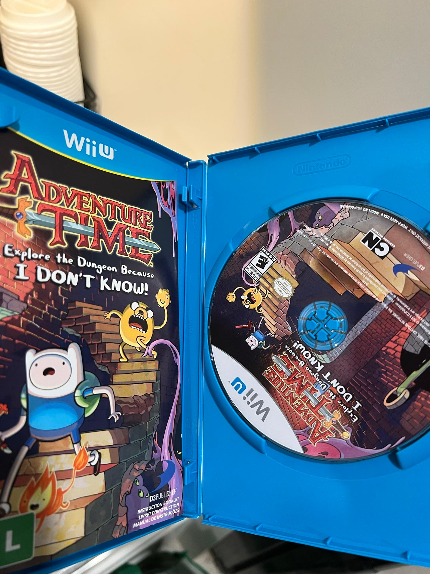 Adventure Time: Explore the Dungeon Because I Don't Know (Nintendo Wii U, 2013)